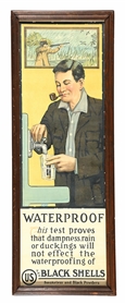 FRAMED "US  BLACK SHELLS" ADVERTISING POSTER