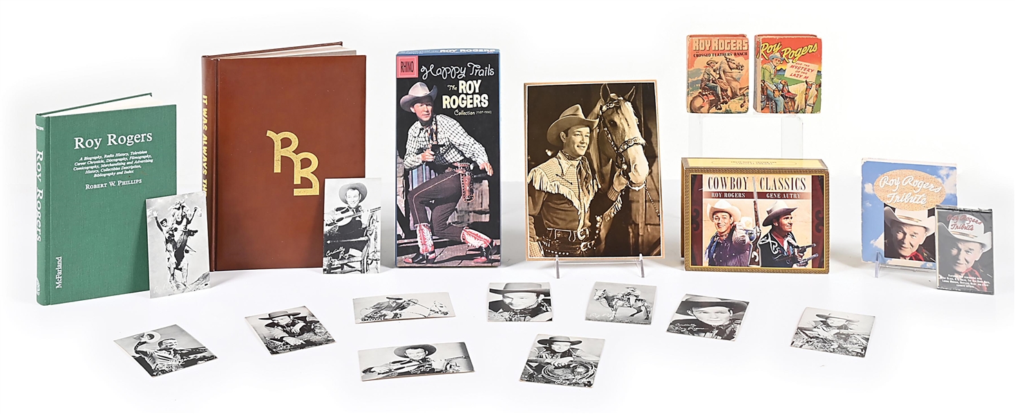 LARGE LOT OF ROY ROGERS MEMORABILIA 