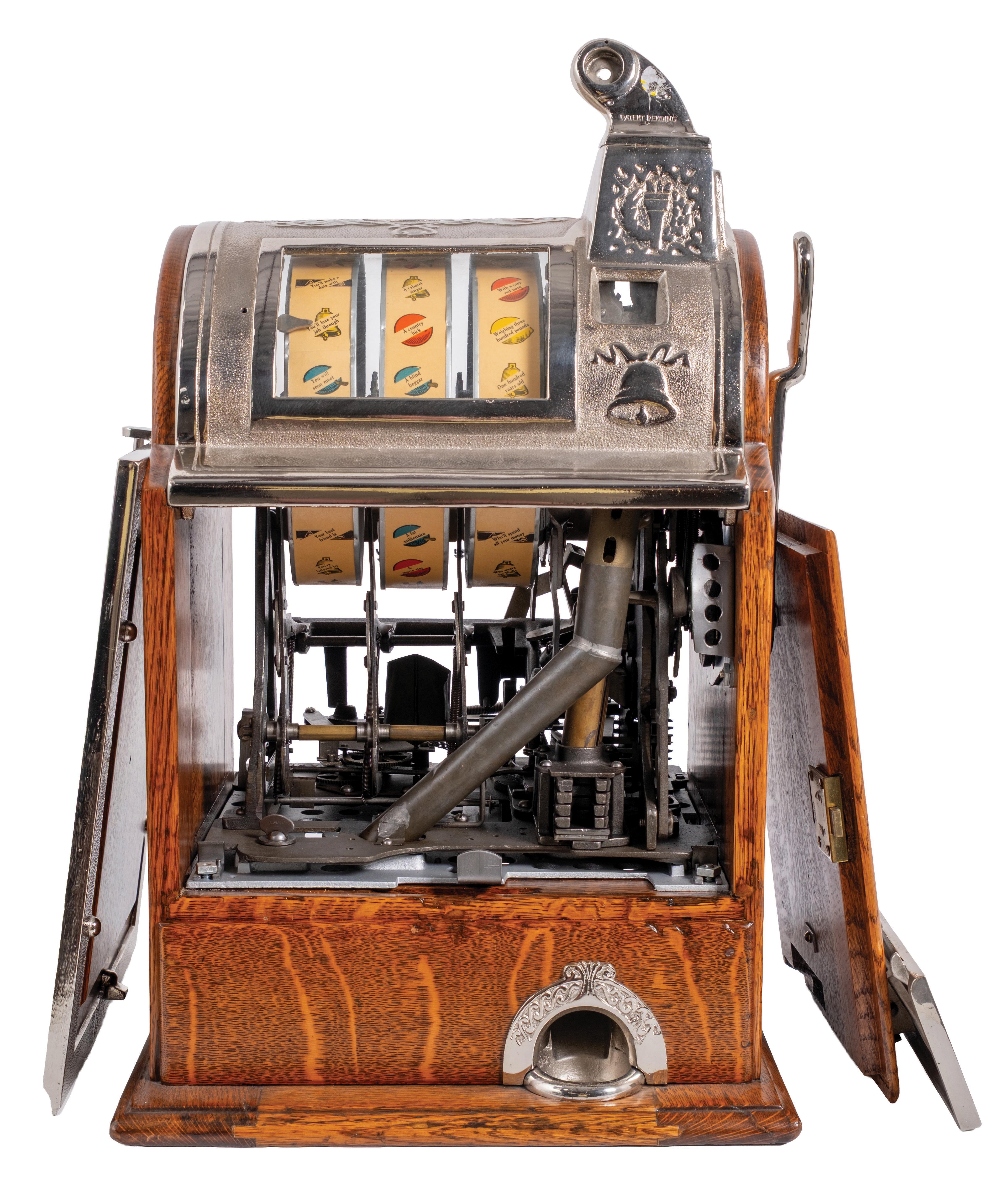 Lot Detail - 5¢ O.D.JENNINGS OPERATOR BELL SLOT MACHINE
