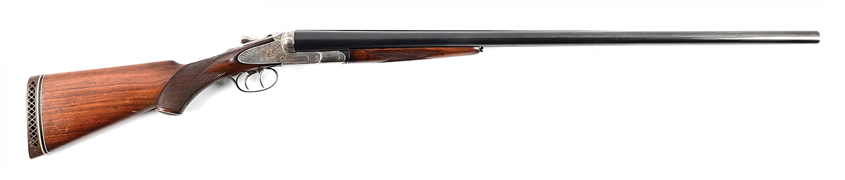 (C) SCARCE L.C. SMITH IDEAL GRADE 10 BORE SIDE BY SIDE SHOTGUN