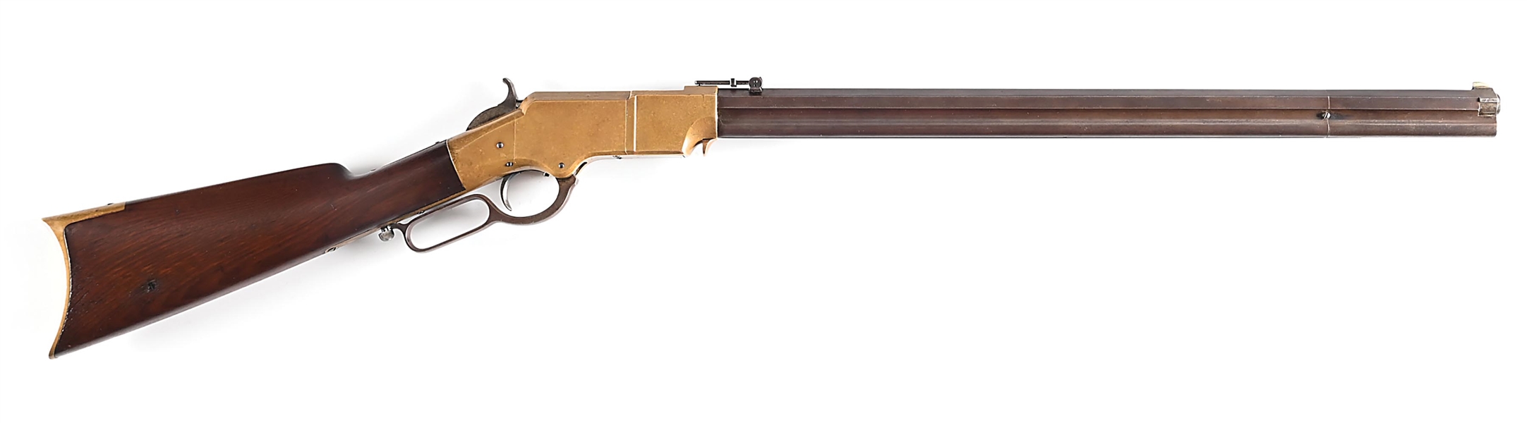 (A) FINE NEW HAVEN ARMS MODEL 1860 HENRY LEVER ACTION RIFLE.