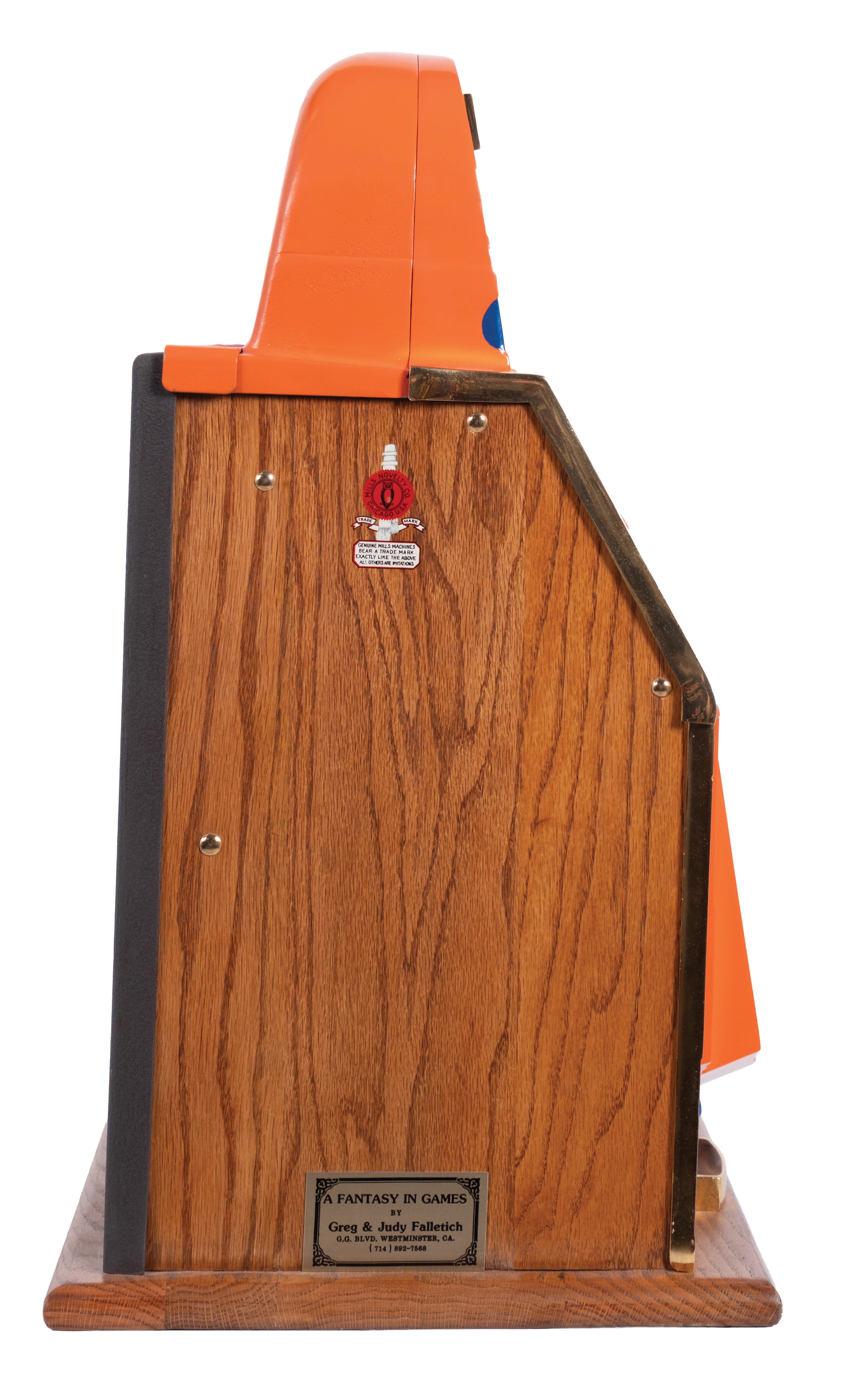 Slot Machine Side Lot Detail - 5¢ MILLS