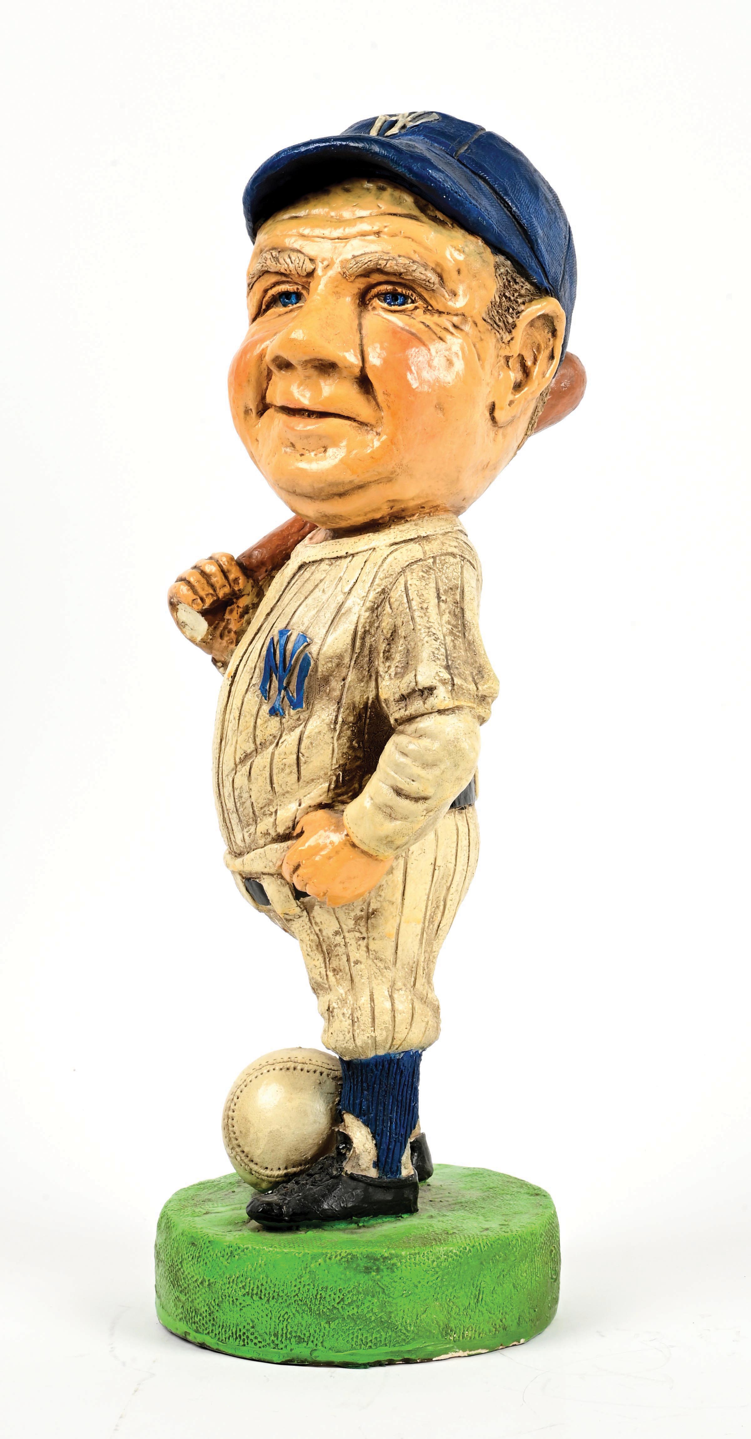 Lot Detail - LARGE 1972 KIMRO BABE RUTH NEW YORK YANKEE SCULPTURE FIGURE