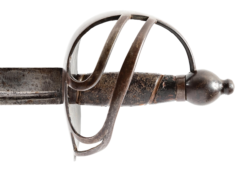 George Neumann Collection Lot Detail - PUBLISHED AMERICAN IRON HILTED HORSEMAN'S SABER, EX ...