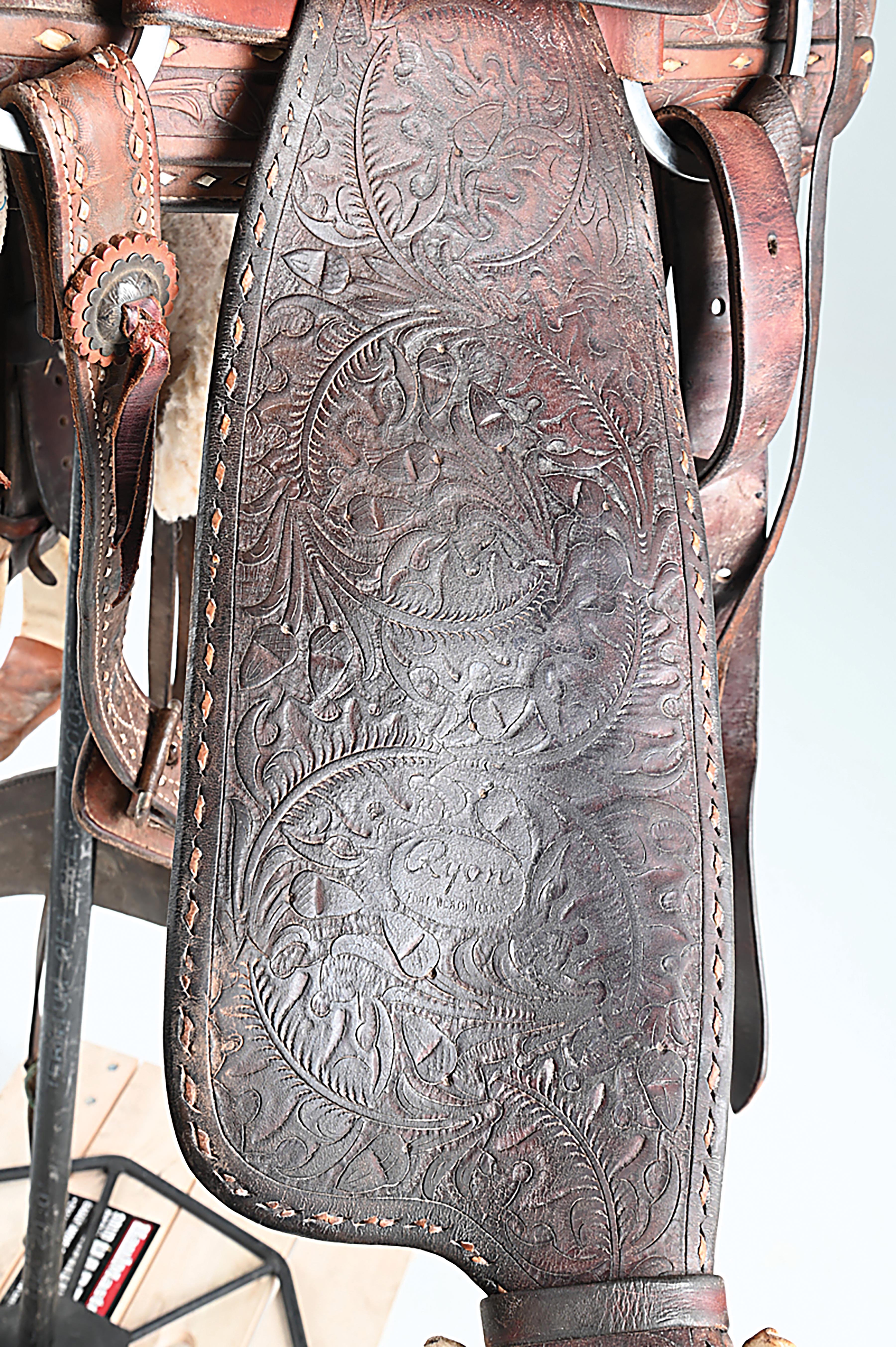 Lot Detail - HARLEY MAY'S LAST SADDLE MADE BY WINDY RYON