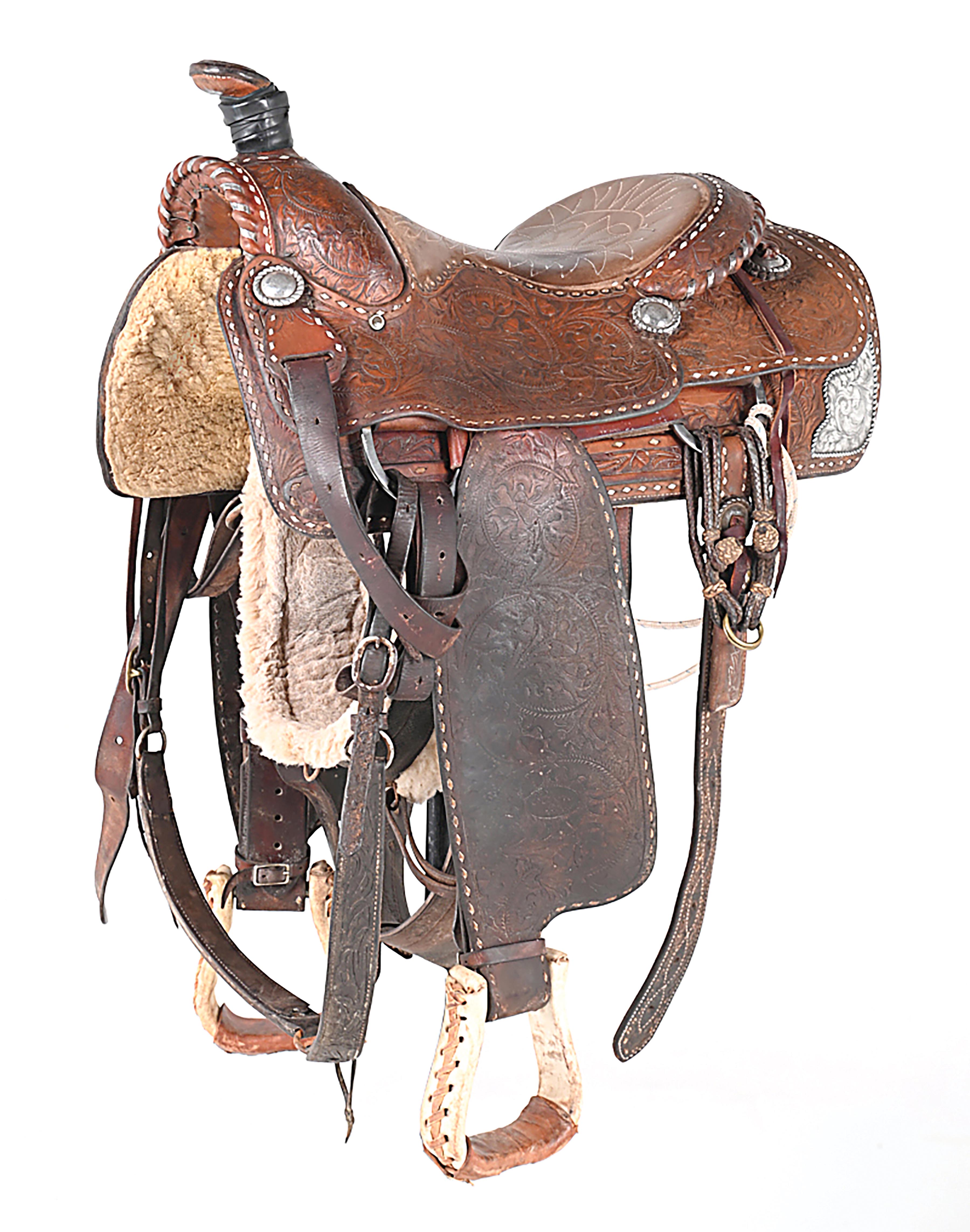 Lot Detail - HARLEY MAY'S LAST SADDLE MADE BY WINDY RYON