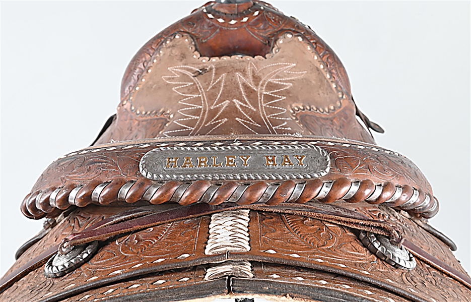 Lot Detail - HARLEY MAY'S LAST SADDLE MADE BY WINDY RYON