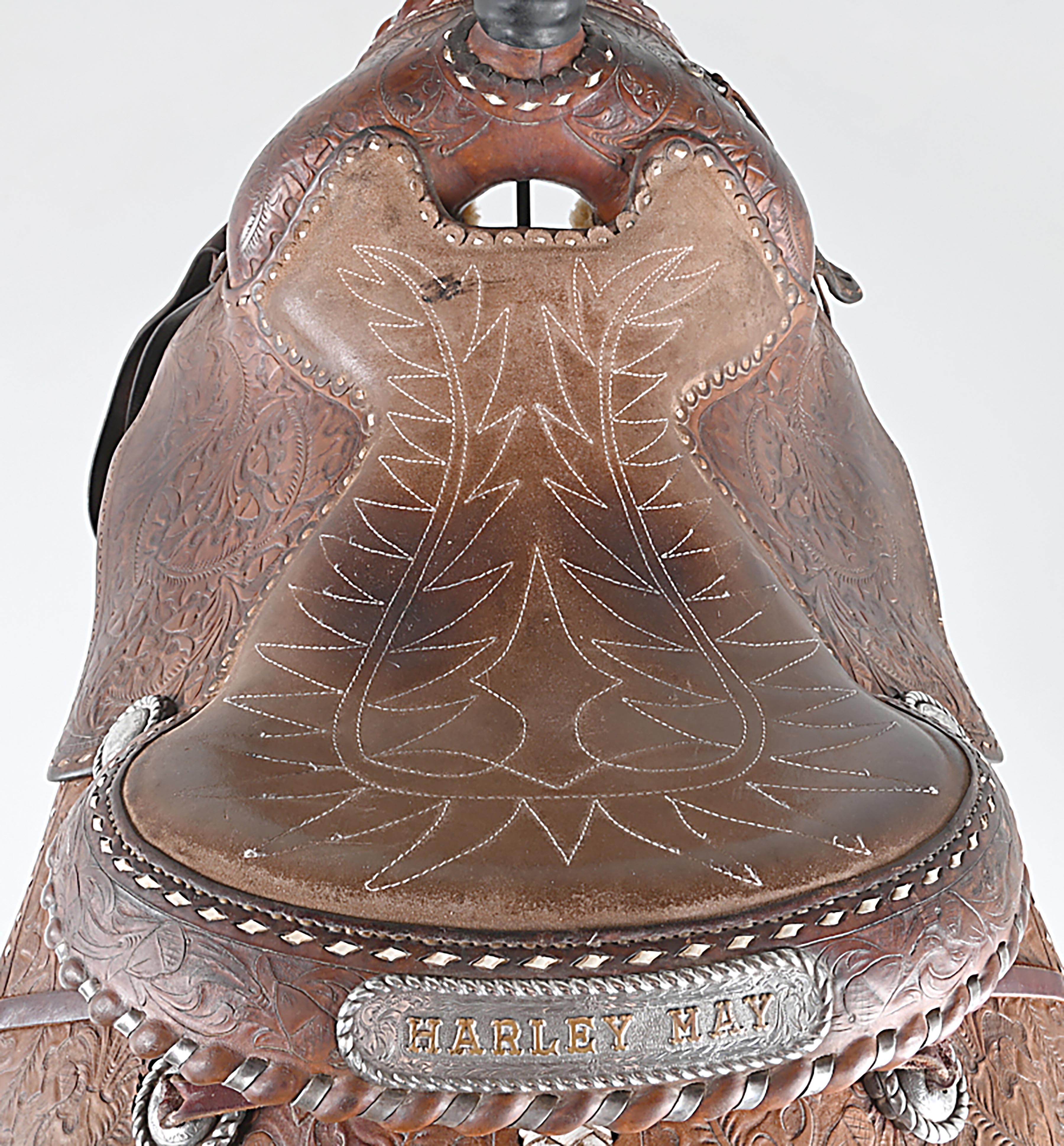 Lot Detail - HARLEY MAY'S LAST SADDLE MADE BY WINDY RYON