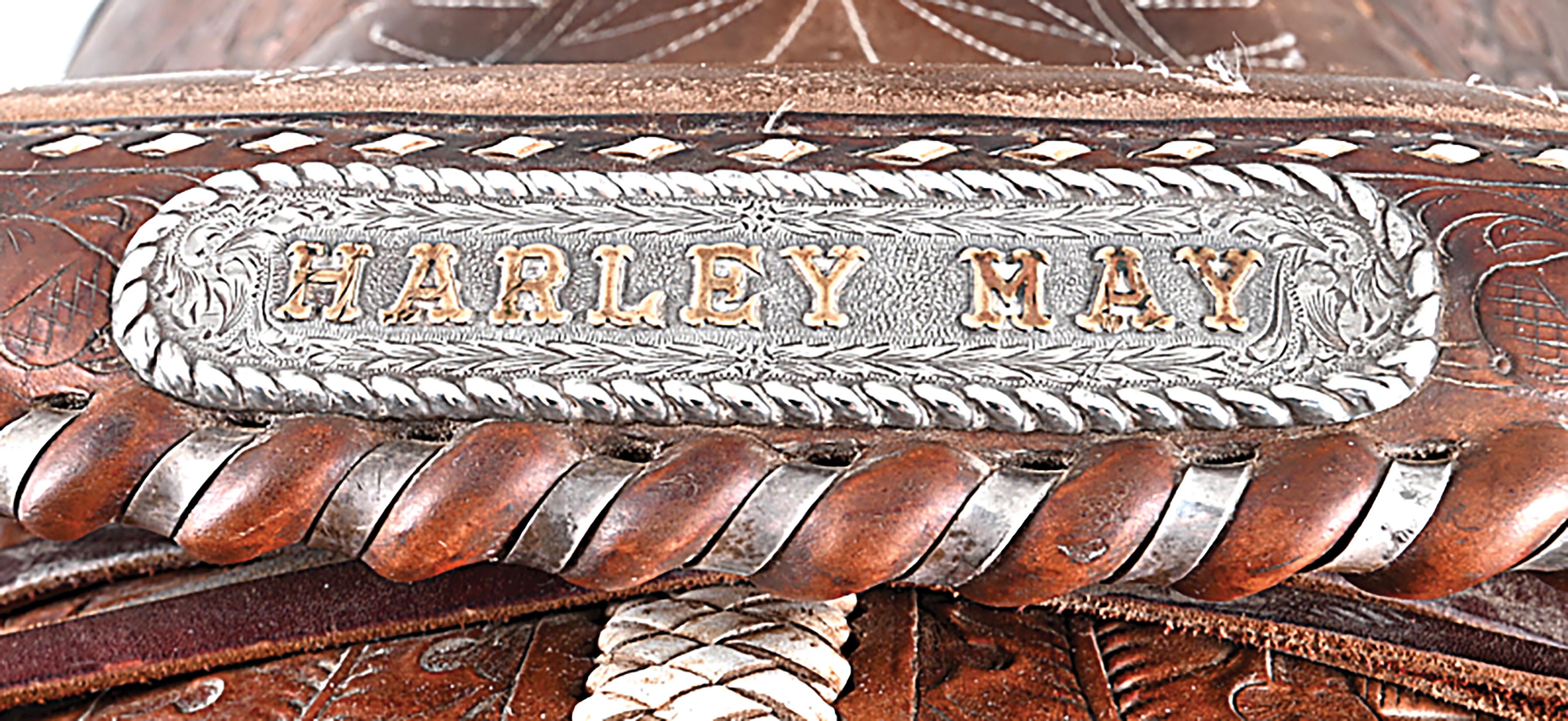 Lot Detail - HARLEY MAY'S LAST SADDLE MADE BY WINDY RYON