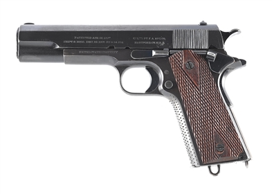 (C) COLT 1911 .45 ACP SEMI-AUTOMATIC PISTOL WITH HOLSTER (1913).