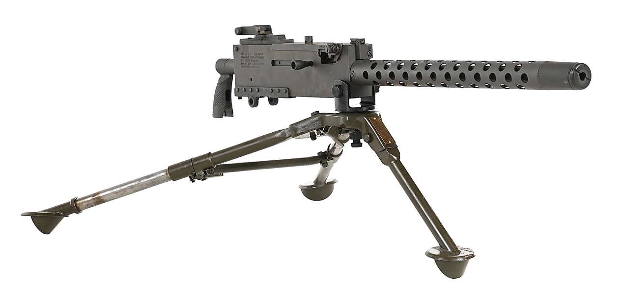 (M) KMP CLASSIC ARMS 1919A4 BROWNING 7.62MM BELT FED SEMI-AUTOMATIC RIFLE.