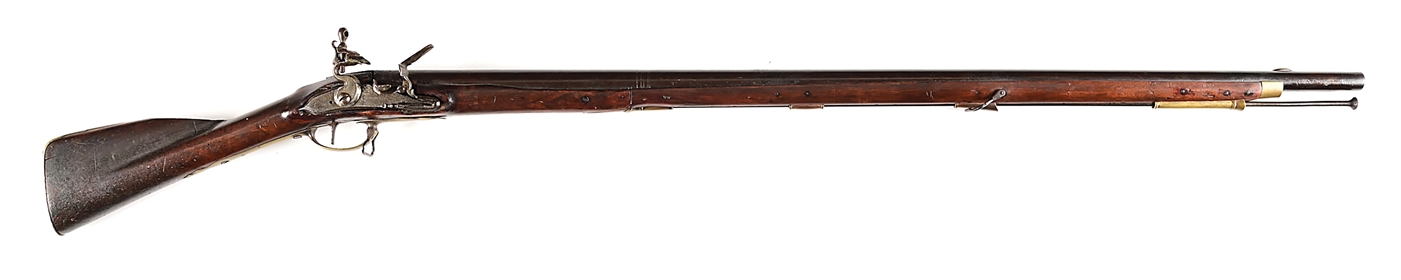 (A) DANISH REGIMENTALLY MARKED FLINTLOCK MUSKET.