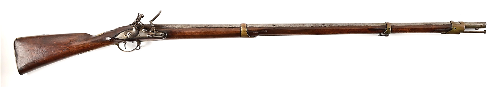 (A) RARE DUTCH REVOLUTIONARY WAR OFFICERS FLINTLOCK FUSIL.
