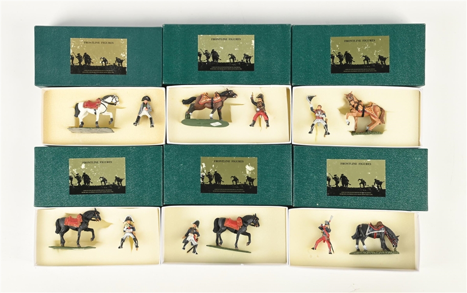 LOT OF 6: FRONTLINE CONNOISSEUR NAPOLEONIC WARS SETS IN BOXES