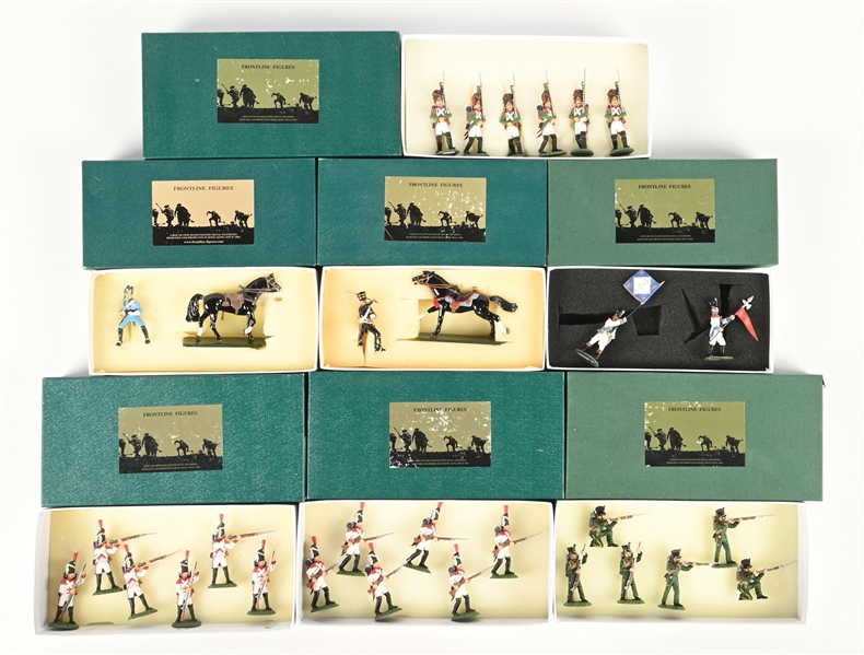 LOT OF 7: FRONTLINE NAPOLEONIC WARS SETS IN BOXES