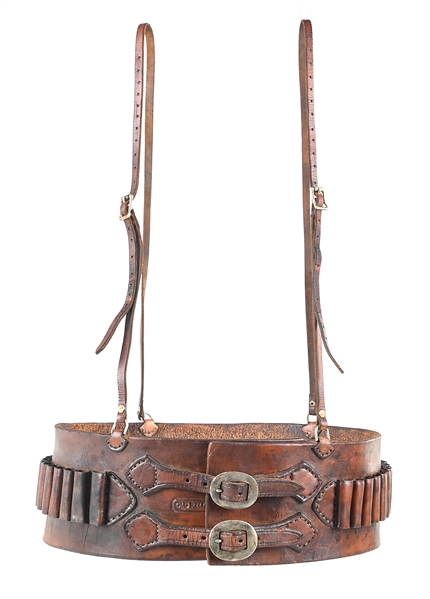 FANTASTIC SHARPS "OLD RELIABLE" CARTRIDGE BELT.