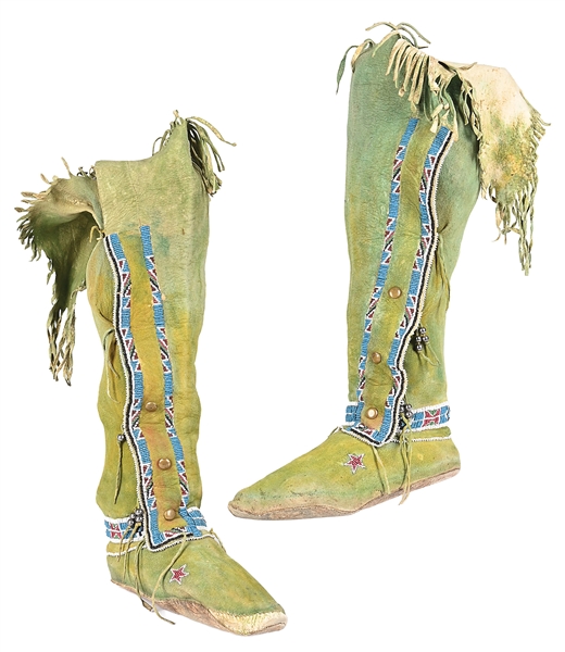 KIOWA (CÁUIGÚ) HIGH-TOP WOMENS MOCCASINS