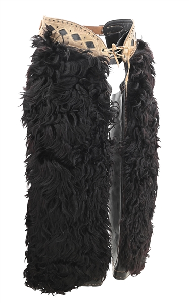 HAMLEY & CO. BLACK WOOLY CHAPS