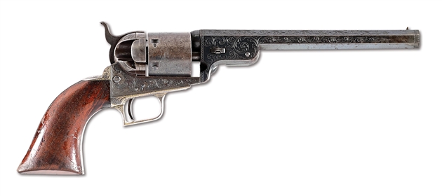 (A) IMPORTANT PROTOTYPE OR EXPERIMENTAL COLT 1851 NAVY CONVERSION SINGLE ACTION REVOLVER.