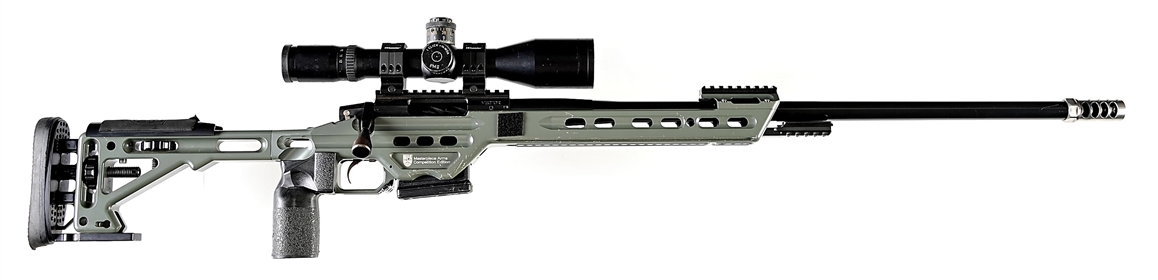 (C) CURTIS VECTOR 6.5X47MM BOLT ACTION RIFLE IN MPA CHASSIS.