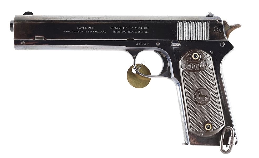 (C) COLT 1902 .38 ACP SEMI-AUTOMATIC PISTOL