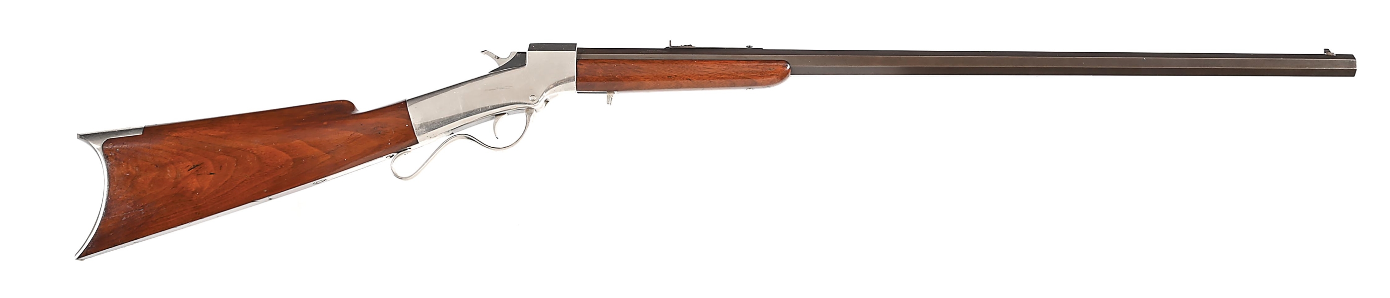 (A) RARE HIGH CONDITION BALL & WILLIAMS .44 CF FALLING BLOCK SPORTING RIFLE