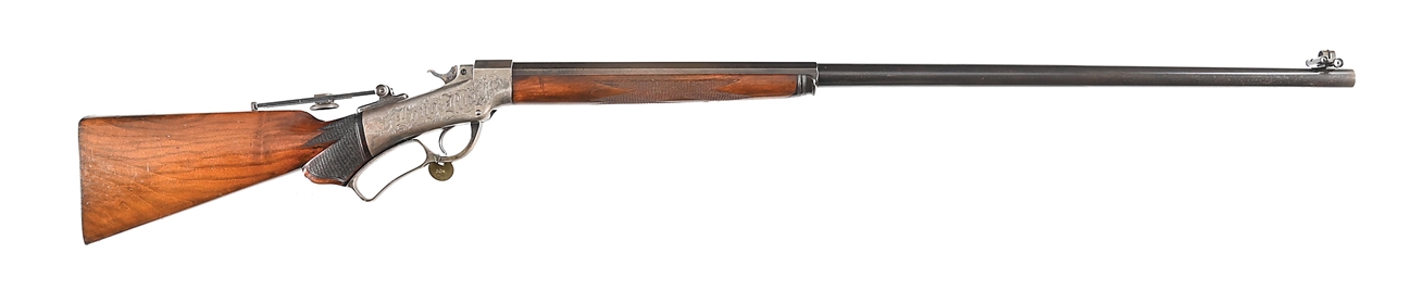 (A) MARLIN BALLARD 7 1/2 A1 LONG RANGE .45-100 SINGLE SHOT RIFLE.
