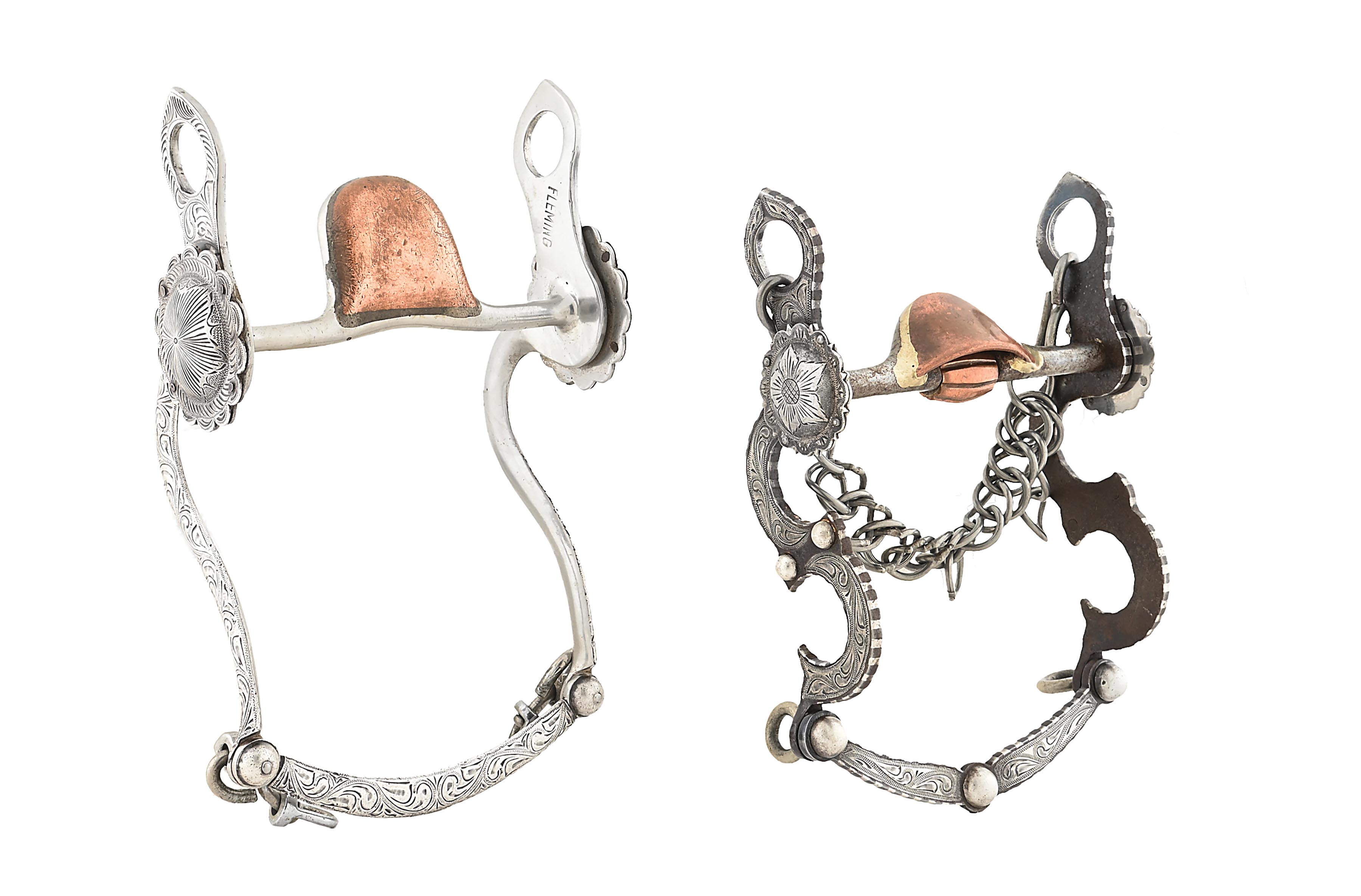 Silver Bit Angus Lot Detail - LOT OF 2: SILVER BITS