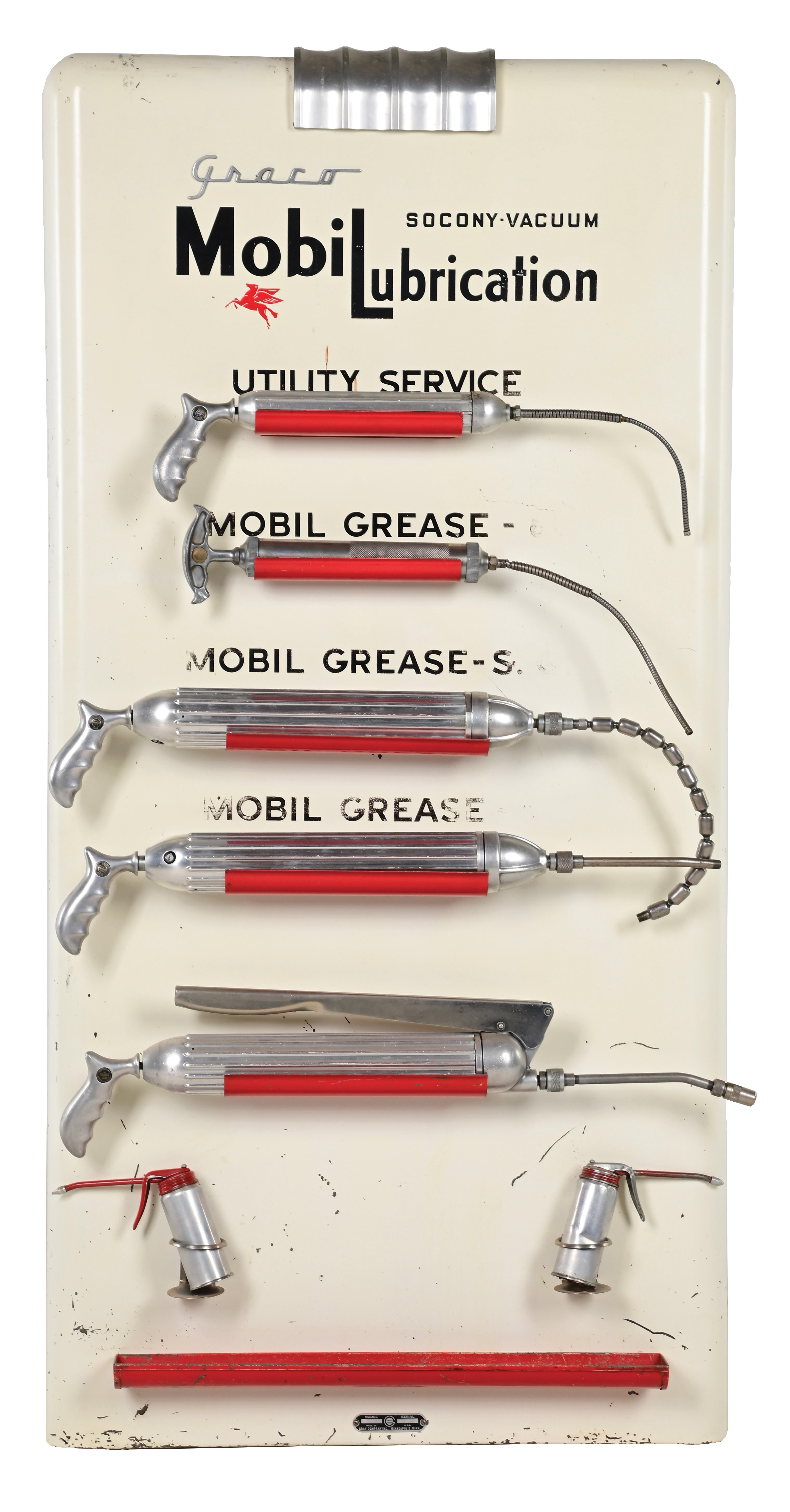 Lot Detail - UNIQUE & RARE GRACO MOBILUBRICATION UTILITY SERVICE GREASE ...