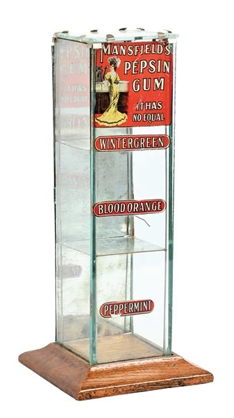 MANSFIELDS PEPSIN CHEWING GUM DISPLAY
