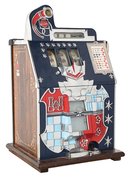 25¢ MILLS NOVELTY CO. CASTLE FRONT SLOT MACHINE