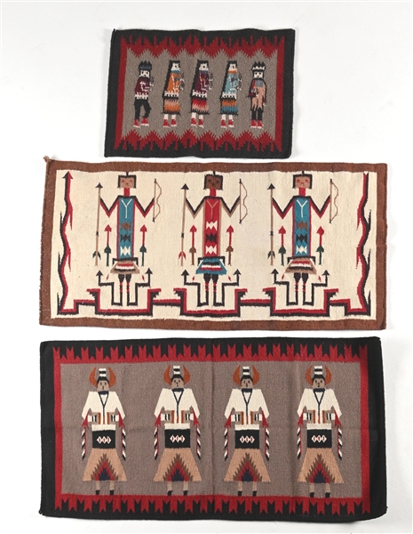 LOT OF 3: MEXICAN WEAVINGS