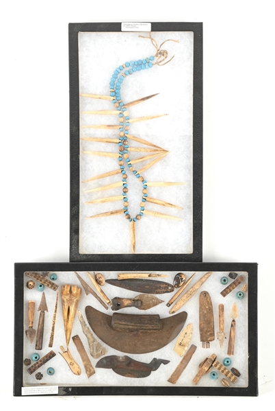 VARIOUS ESKIMO ARTIFACTS