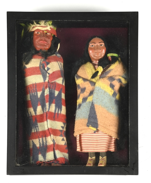 LOT OF 3: SKOOKUM DOLLS
