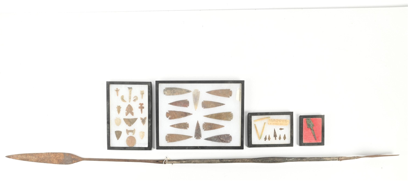 LOT OF 5: POINTS & SPEAR