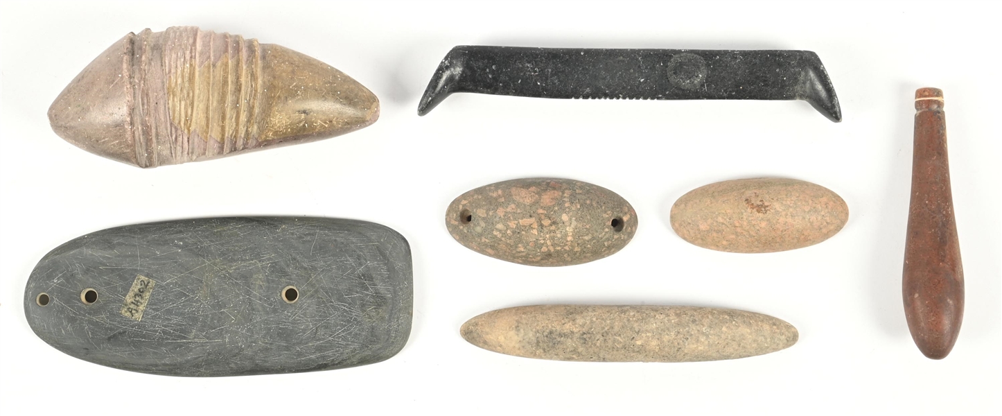 LOT OF STONE TOOLS