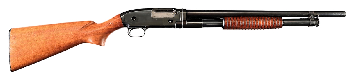 (C) ORIGINAL WINCHESTER MODEL 12 CUTAWAY 12 GAUGE SLIDE ACTION SHOTGUN.