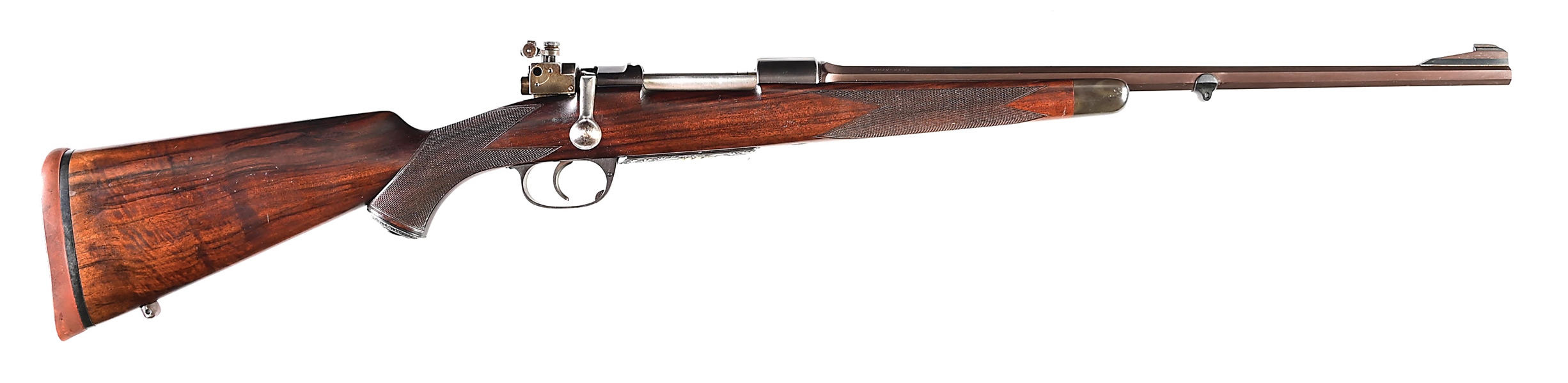 (C) CUSTOM ENGRAVED MAUSER SPORTING RIFLE IN .35 WHELEN MARKED FOR THE HOFFMAN ARMS CO.