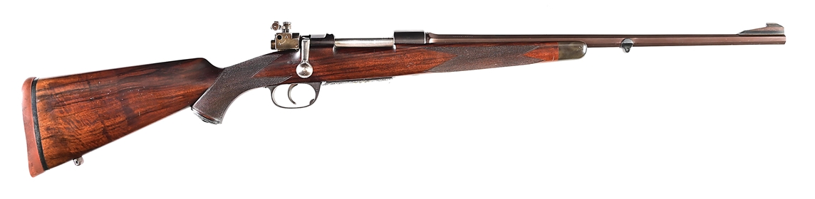 (C) CUSTOM ENGRAVED MAUSER SPORTING RIFLE IN .35 WHELEN MARKED FOR THE HOFFMAN ARMS CO.