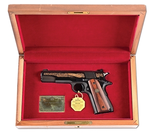 (M) SIGNATURE SERIES COLT ACE SEMI-AUTOMATIC PISTOL WITH CASE.