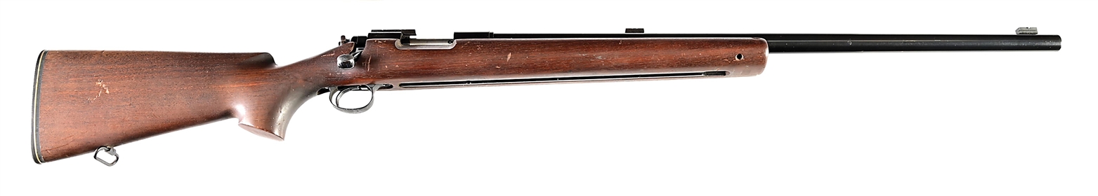 (C) U.S. REMINGTON MODEL 40-X .22 LR BOLT ACTION TARGET RIFLE.