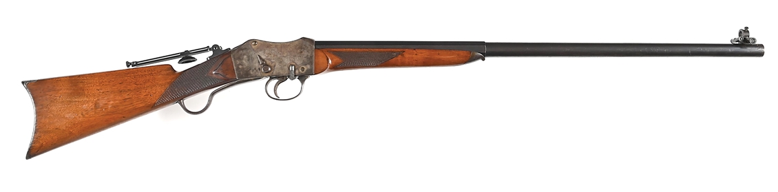 (A) PROVIDENCE TOOL COMPANY PEABODY MARTINI WHAT CHEER MID RANGE .40-70 SINGLE SHOT RIFLE.