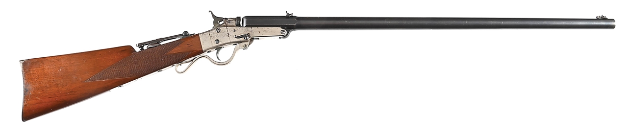 (A) SPECIAL ORDER MAYNARD MODEL 1873 IMPROVED HUNTING & TARGET NO. 10 SINGLE SHOT 35-30 RIFLE 