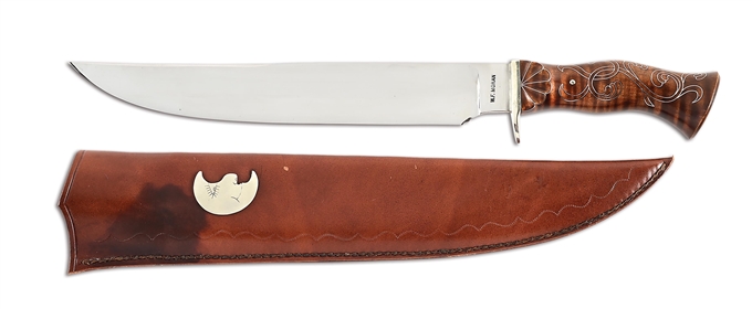 MASSIVE BILL MORAN MARYLAND CAMP KNIFE.