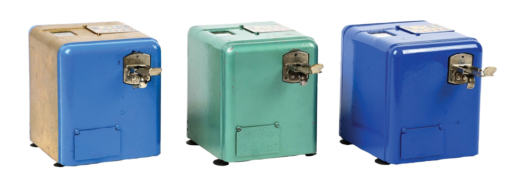 COLLECTION OF 3 MILLS NOVELTY CO. VEST POCKET SLOT MACHINES 