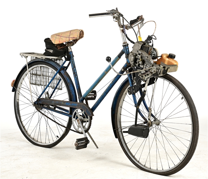 VINTAGE "DUNLET" MOTORIZED COMMUTER BICYCLE