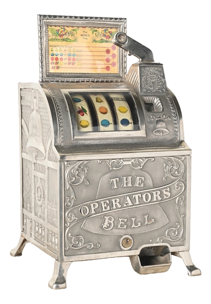 5¢ MILLS NOVELTY CO. OPERATORS BELL SLOT MACHINE