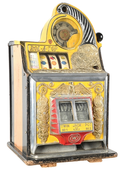 5¢ WATLING MFG. CO. COIN FRONT ROL-A-TOP SLOT MACHINE