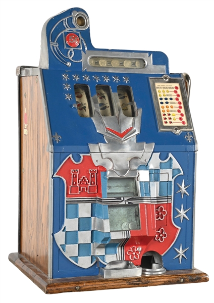 5¢ MILLS NOVELTY CO. CASTLE FRONT SLOT MACHINE 