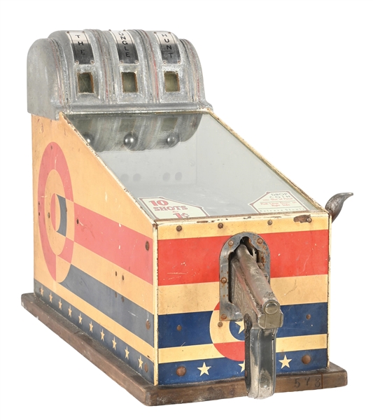 1¢ A.B.T. MFG. CORP. THE JUNGLE HUNT TARGET SKILL GAME